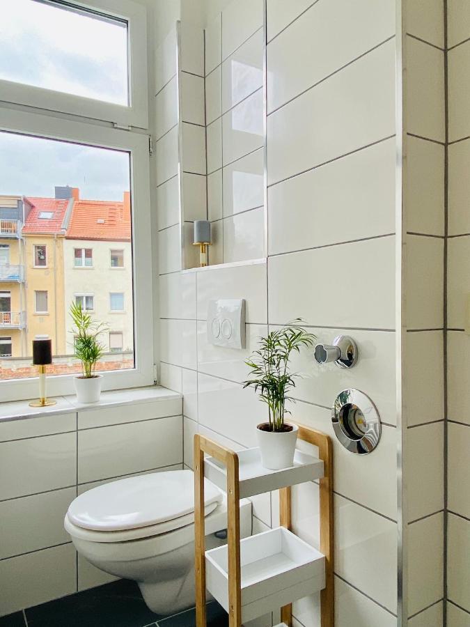 Stilvolles Apartment In Zentraler Lage - Smart-Tv, Queensize-Bett, Altbaustil, Kueche In City-Naehe Ερφούρτη Εξωτερικό φωτογραφία